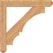 Ekena Millwork Balboa Craftsman Smooth Bracket w/ Offset Brace, Western Red Cedar, 5 1/2"W x 30"D x 30"H BKT0604X30X30BOA04SWR - alternate 4